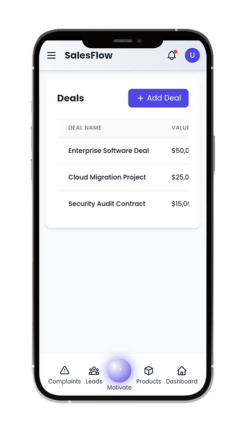 SalesFlow Screenshot